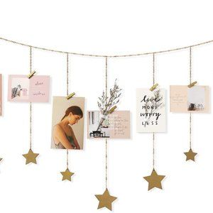 Photo Display Wooden Stars Frame Collage Hanging